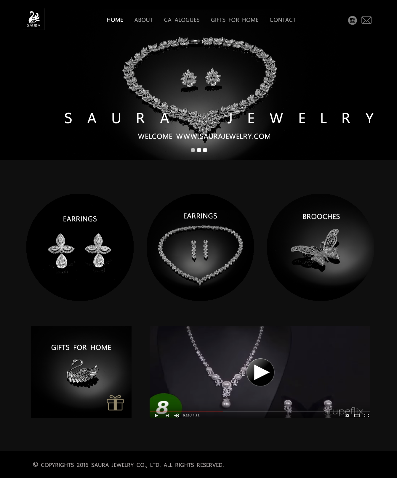 ผลงานเว็บไซต์ saurajewelry